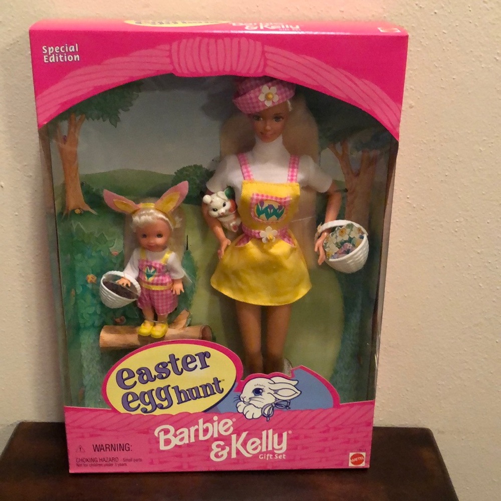 Easter Egghunt Barbie & Kelly Gift Set 1997.